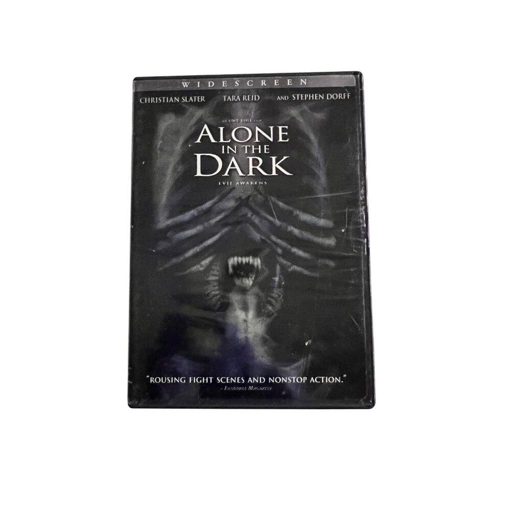 Alone In The Dark 2005 DVD Widescreen Christian Slater Action Horror Pre-Owned